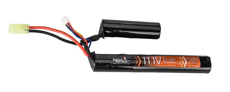 Lancer Tactical Airsoft 11.1V 2500Mah 20C Butterfly Lithium-Ion Battery 1
