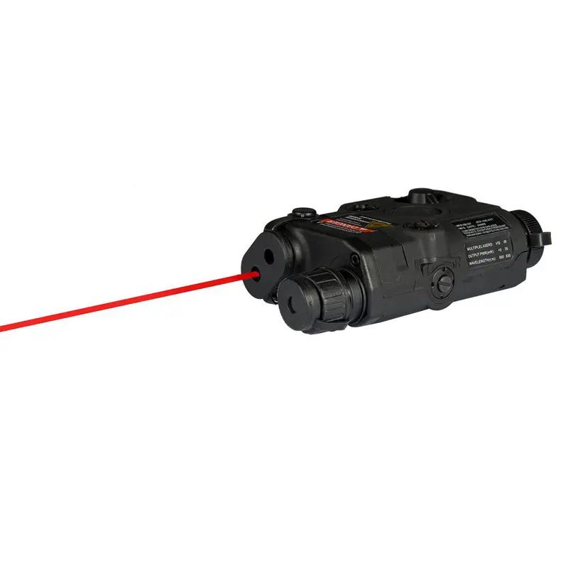 Lancer Tactical An/Peq-15 Led White Light + Red Laser W/ Ir Lens 1