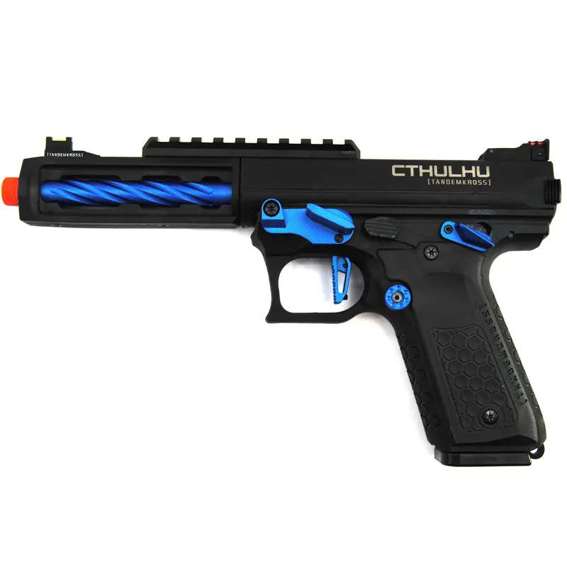 Lancer Tactical Tandemkross Cthulhu Gas Blowback Pistol - Black/Blue 1