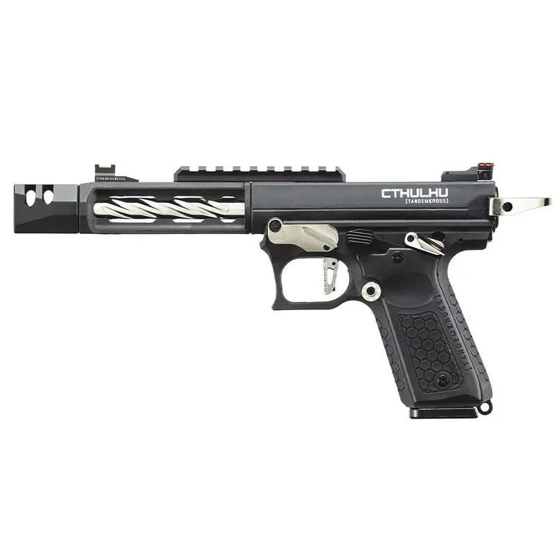 Lancer Tactical Tandemkross Cthulhu Gas Blowback Pistol - Black/Silver 1