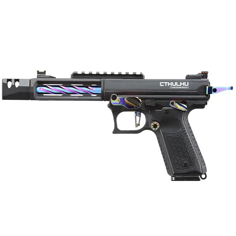 Lancer Tactical Tandemkross Cthulhu Gas Blowback Pistol - Black/Titanium 1