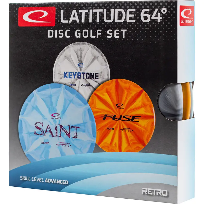 Latitude 64 Advanced Retro Burst Starter Disc Golf Set 2