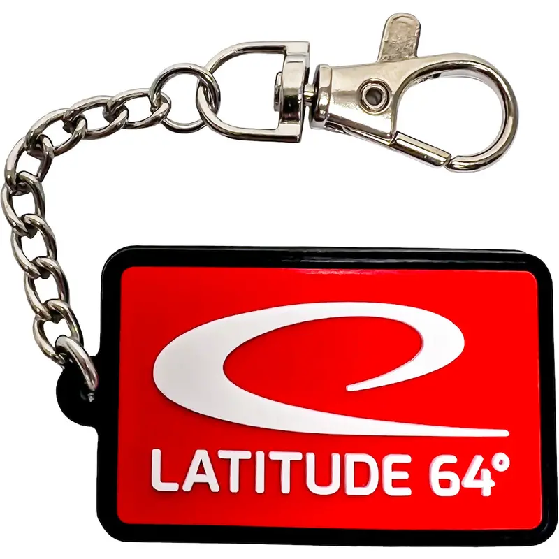 Latitude 64 Bar Rubber Keychain 1