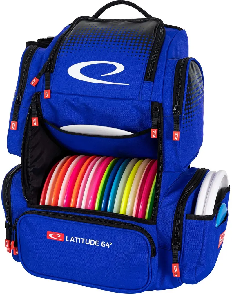 Latitude 64 Luxury E4 Backpack Disc Golf Bag - Blue 1