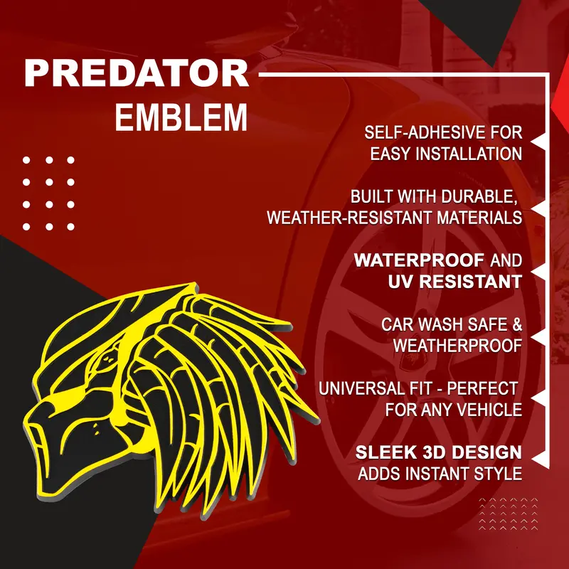 Left & Right Predator - Yellow/Black 2