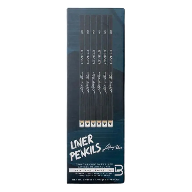 Level3 Liner Pencils - 6 Piece - Black 1