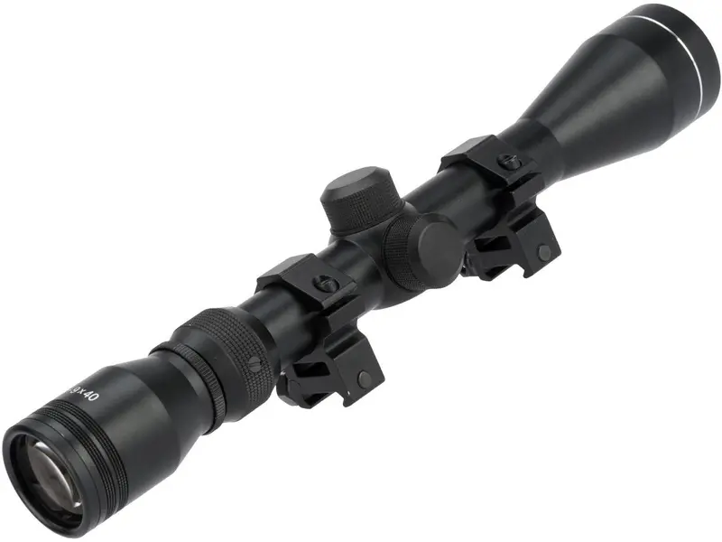 Matrix 3-9X40 Professional Scope For Airsoft Rifles W/ Scope Rings 2