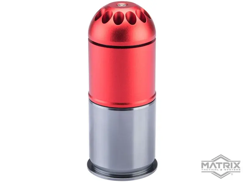 Matrix Mosquito Nrs2 "No Reset" Cnc Aluminum 40Mm Airsoft Gas Launcher Grenade (Capacity: 108 Rounds) 1