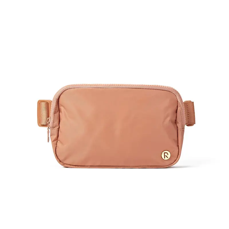 Mini Durable Water-Resistant Fabric Belt Bag -Red By Kiss 3