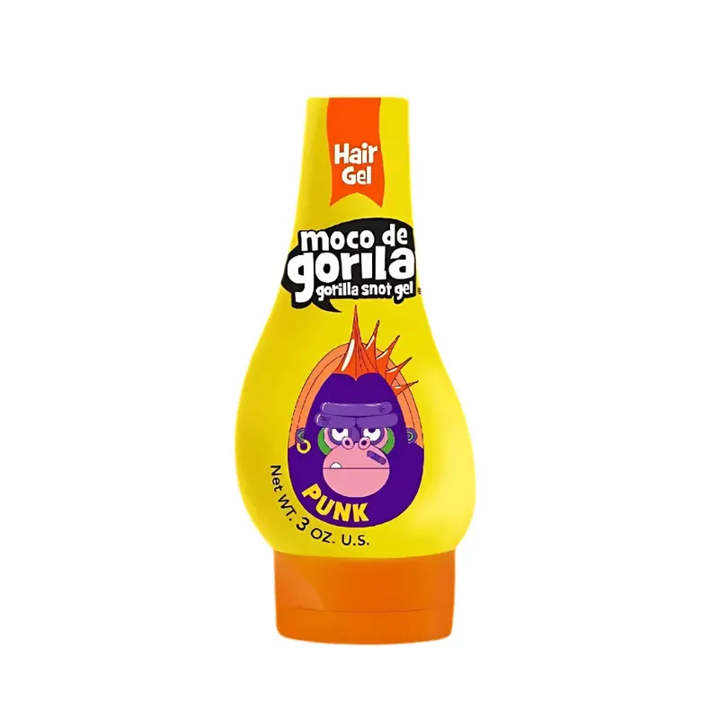 Moco De Gorila Gorilla Snot Gel – Punk Yellow | Extreme Hold Styling Gel – Choose Size 2