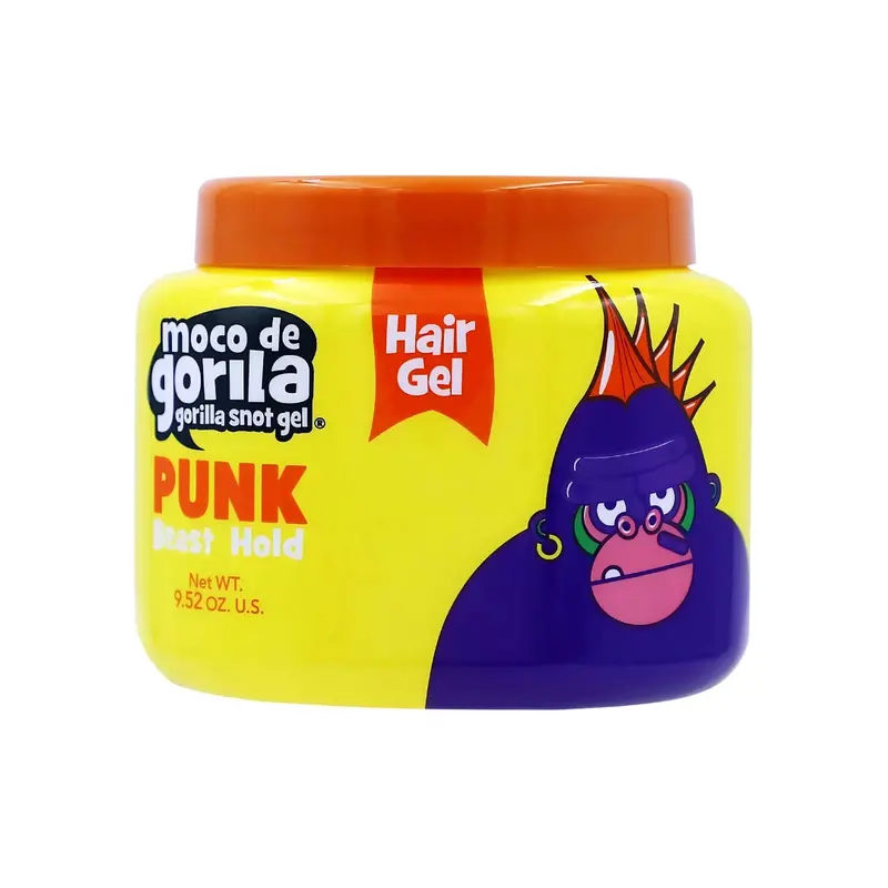 Moco De Gorila Gorilla Snot Gel – Punk Yellow | Extreme Hold Styling Gel – Choose Size 3