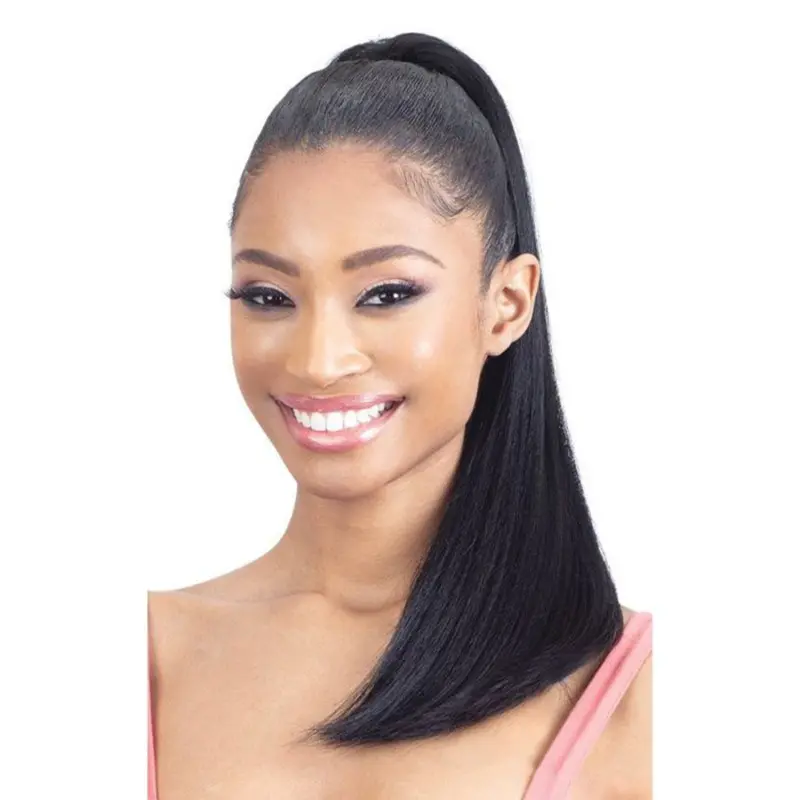 Model Model Gardenia Drawstring Ponytail 20"Inches - Straight 1