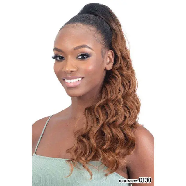 Model Model Gardenia Drawstring Ponytail 22" -Loose Deep 1
