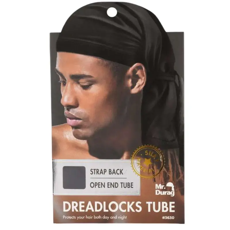 Mr. Durag Dreadlocks Tube With Strap Black 1