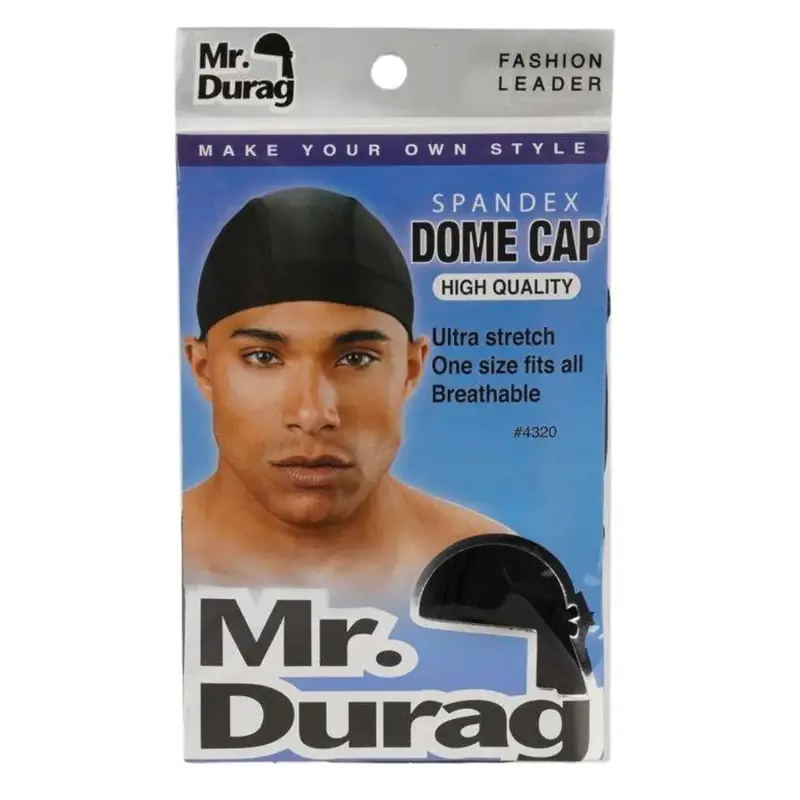 Mr. Durag Spandex Dome Cap Black 1