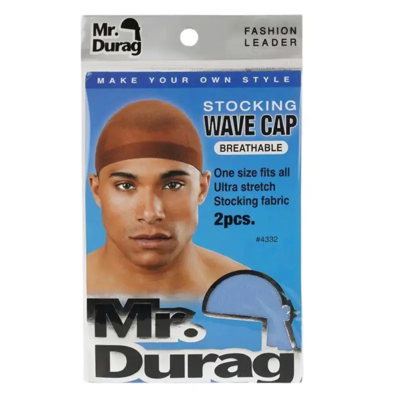 Mr. Durag Stocking Wave Cap 2 Pc - Choose Your Color 1