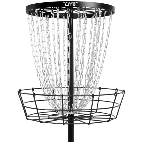 Mvp Black Hole Lite Disc Golf Target (Basket) - Black 1