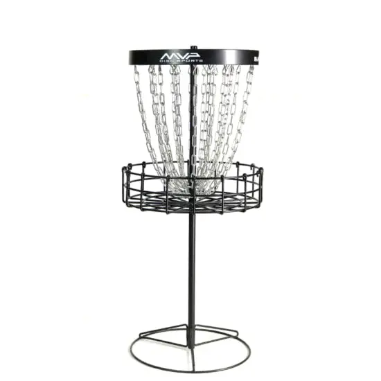 Mvp Black Hole Macro Disc Golf Target (Basket) - Black 1