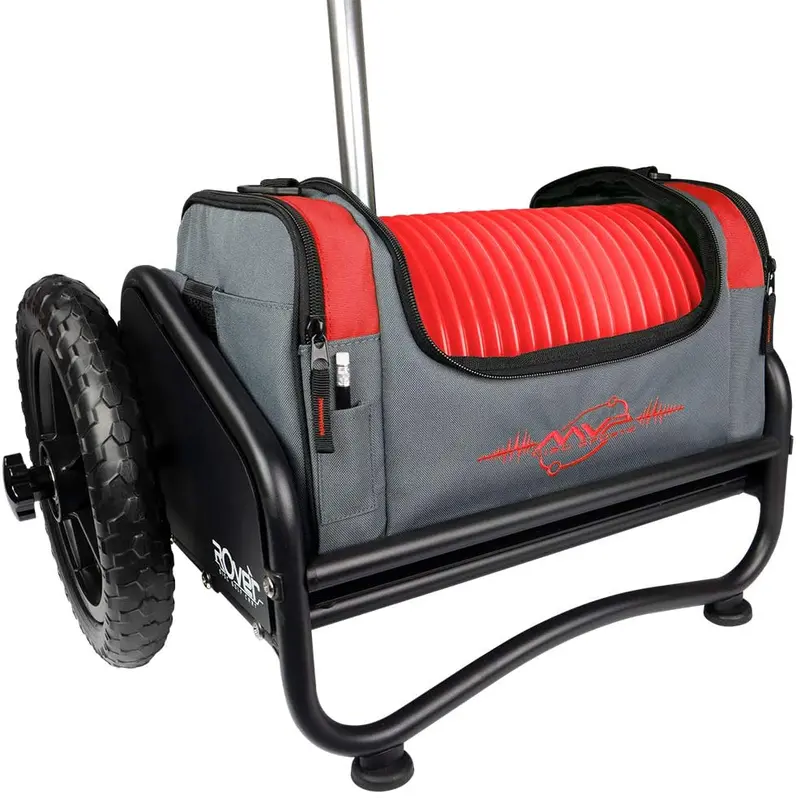 Mvp Rover Disc Golf Cart With Nucleus Bag 2