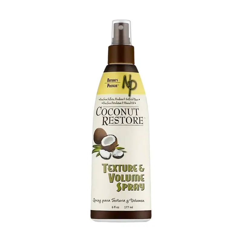 Nature’S Protein Coconut Restore Texture & Volume Spray | Lightweight Hair Volumizer – 6 Oz 1