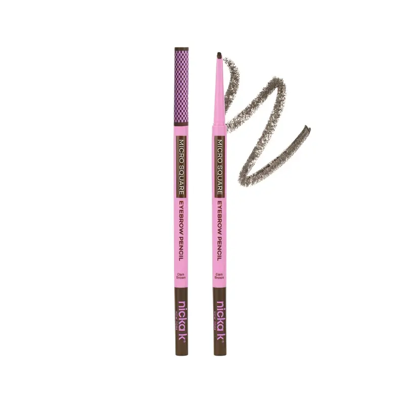 Nicka K Micro Square Eyebrow Pencil | Ultra-Precise Micro Tip Brow Definer – Choose Color 1