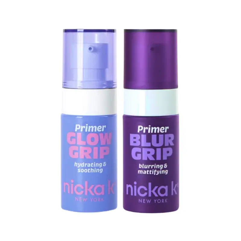 Nickak Glow & Blur Grip Primer – 1.2 Oz | Hydrating Glow Or Mattifying Blur 1