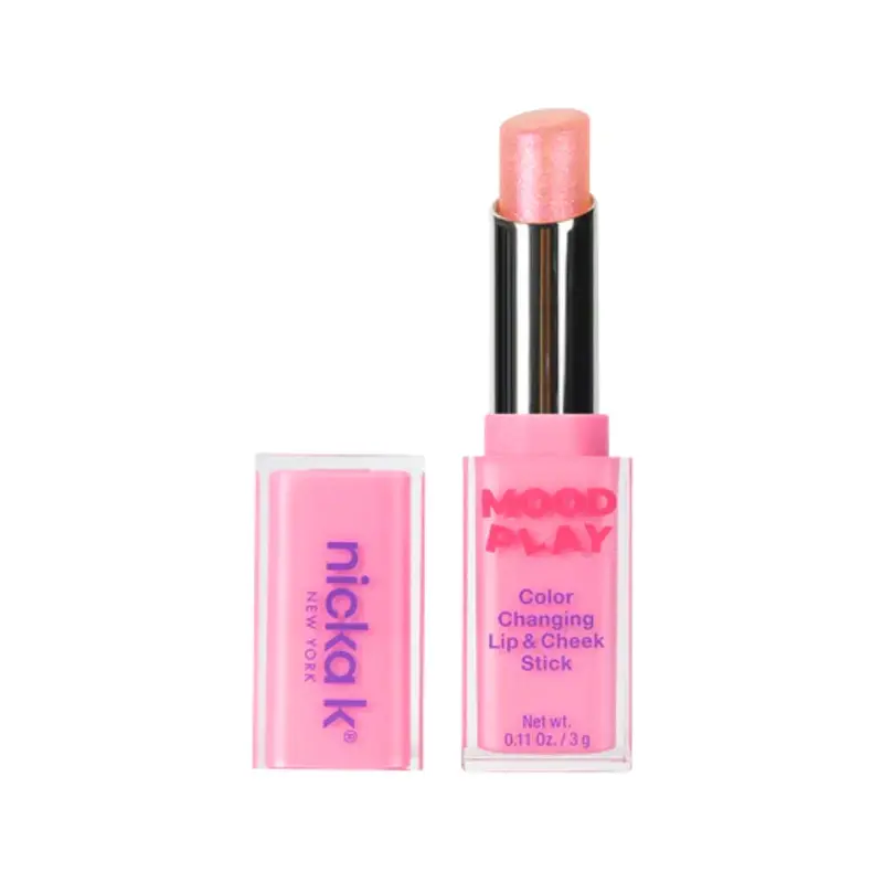 Nickak Mood Play Color Changing Lip & Cheek Stick | Hydrating, Ph-Adaptive Tint & Multi-Use Color 1