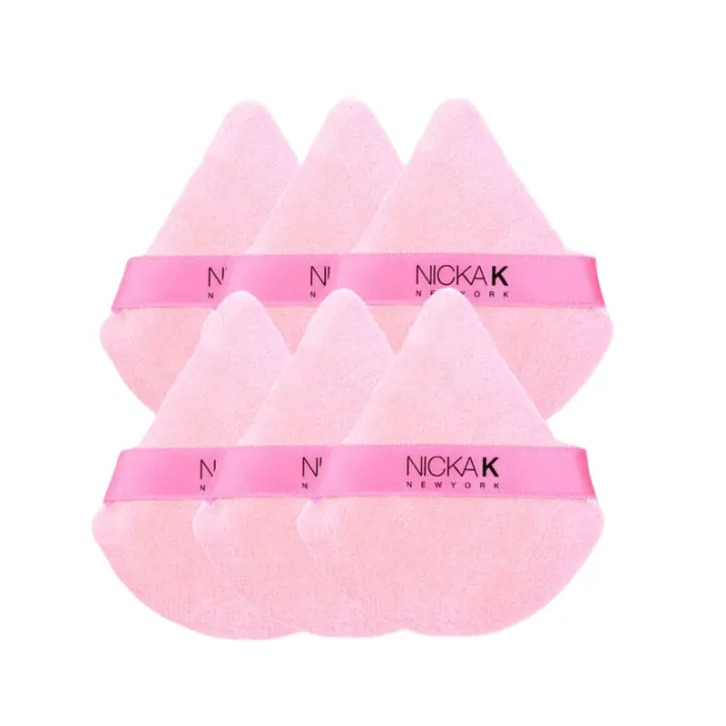 Nickak Setting & Baking Puff Finger Size | 6 Count Precision Makeup Puffs – Choose Color 1