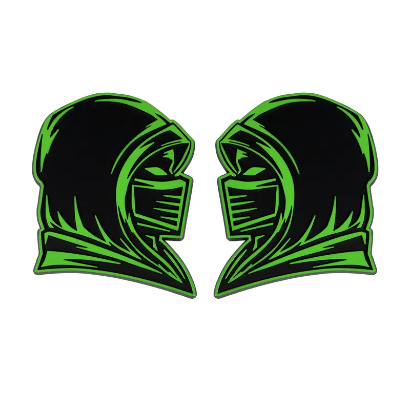Ninja Emblem - Left & Right - Green 1