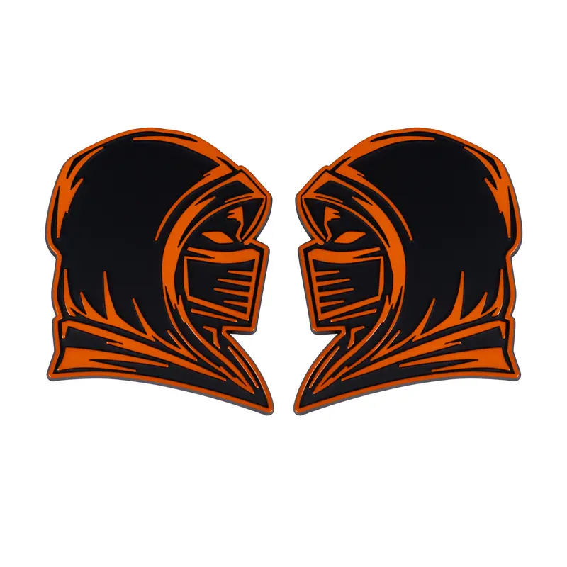Ninja Emblem - Left & Right - Orange 1