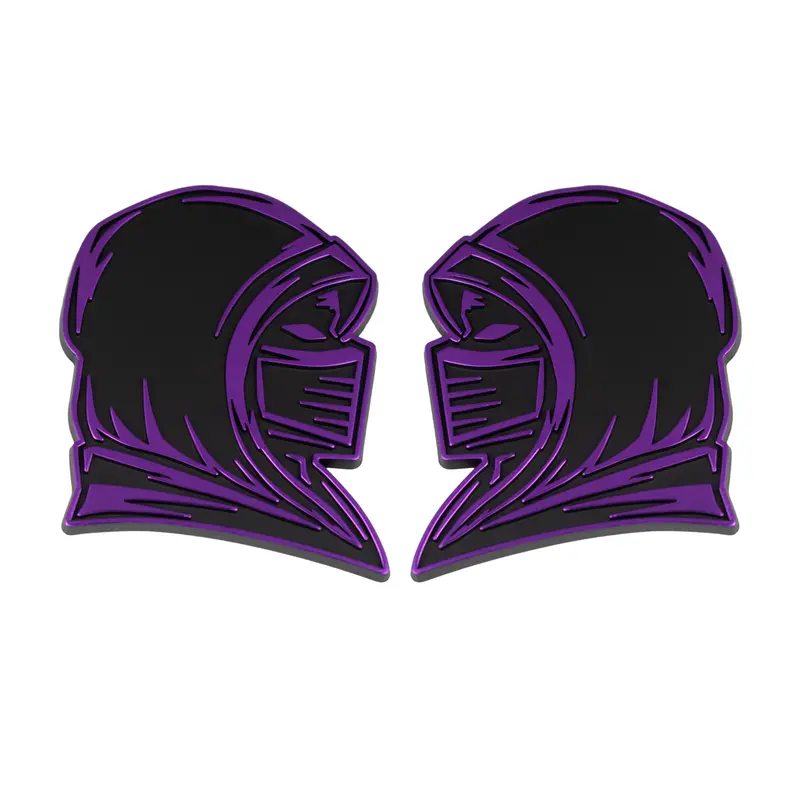 Ninja Emblem - Left & Right - Purple 1