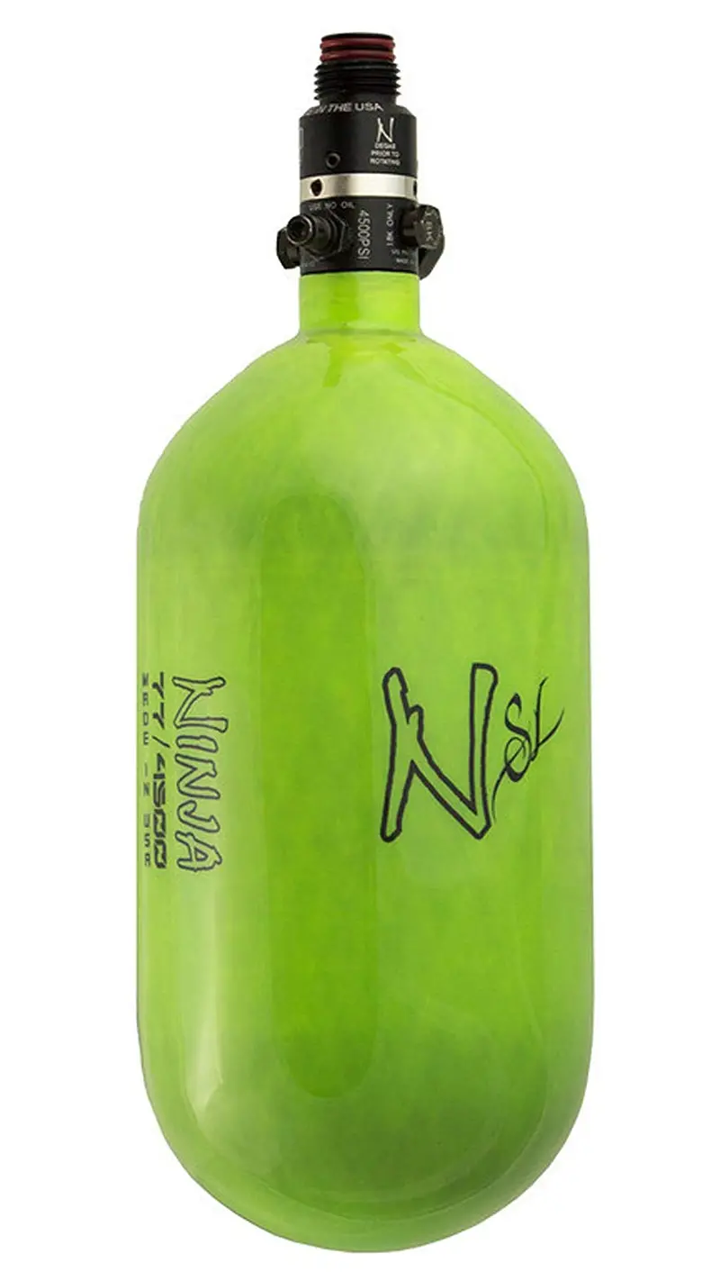 Ninja Sl2 77Ci 4500Psi Hpa Tank Lime Green - Pro V2 Regulator 1
