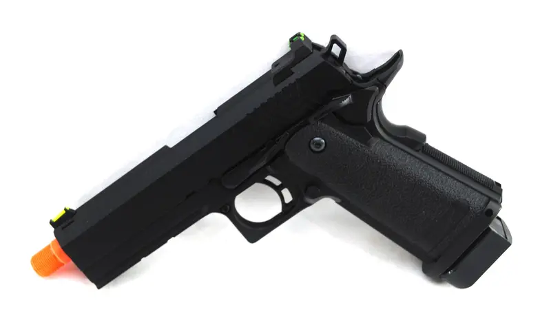 Nuprol Raven Hi-Capa 4.3 Polymer Body Gas Blowback Pistol - Black 1