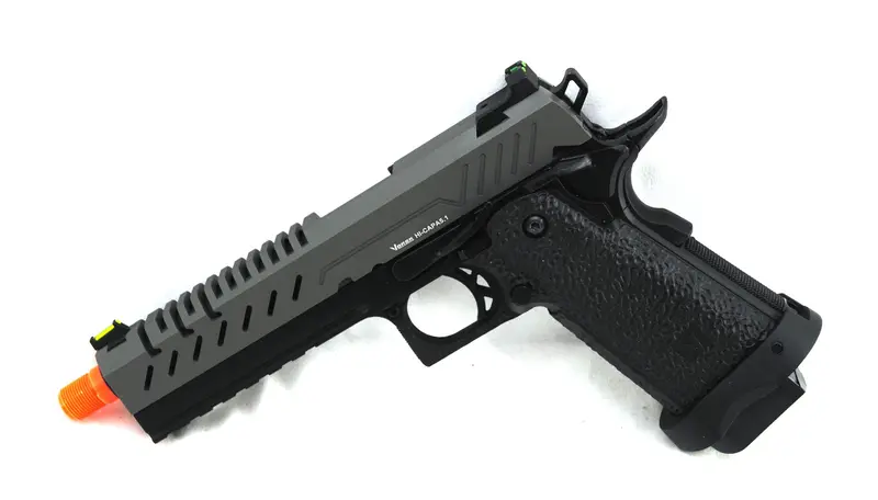 Nuprol Vorsk Hi-Capa 5.1 Full Metal Gas Blowback Pistol - Black/Grey 1