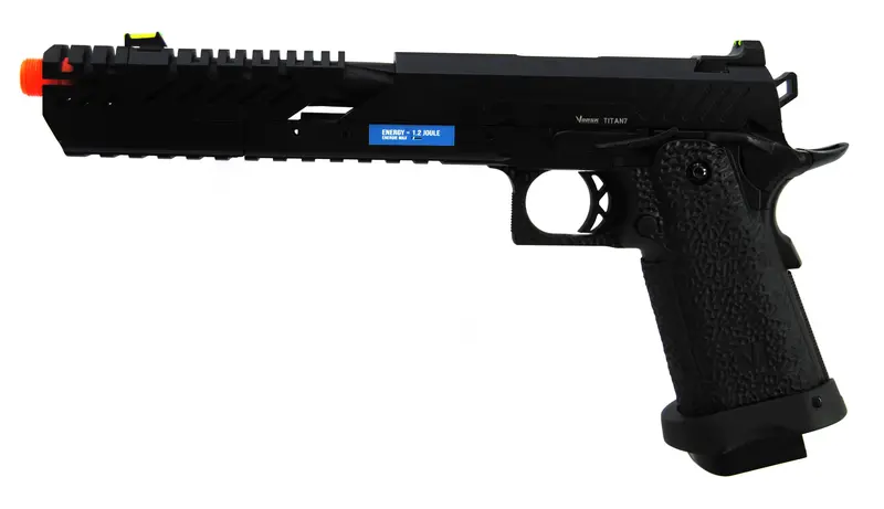 Nuprol Vorsk Hi Capa Titan 7 Gas Blowback Pistol Black 1