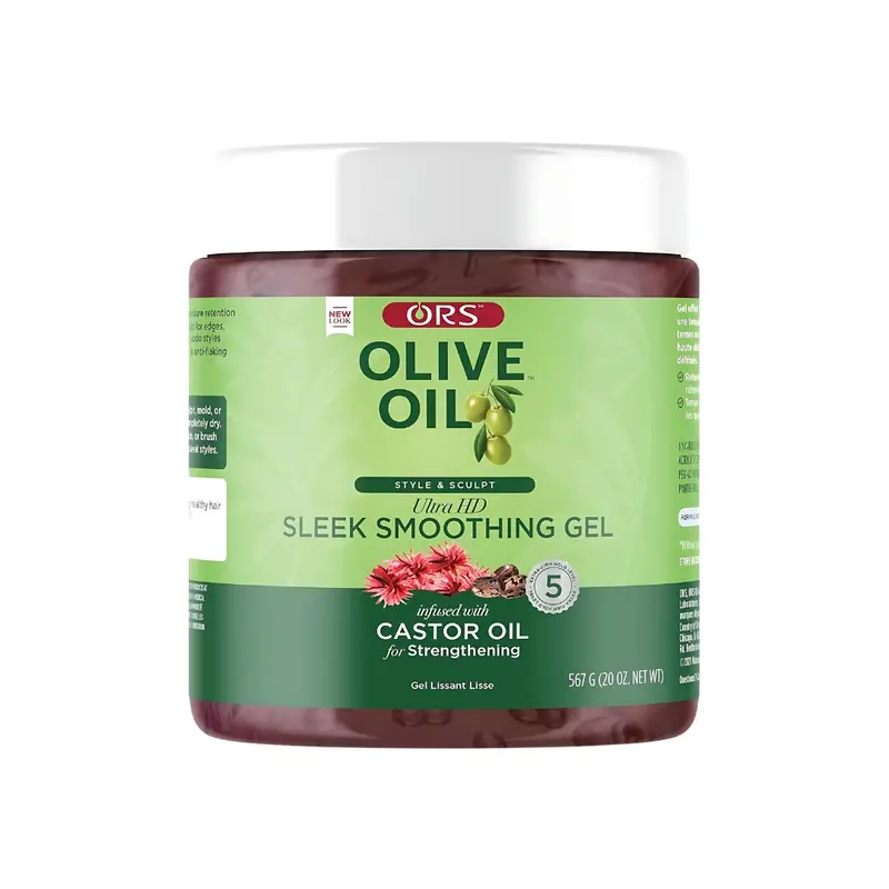 Ors Olive Oil Sleek Smoothing Gel With Castor Oil | Maximum Hold – 20 Oz 1