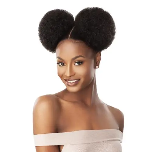 Outre Synthetic Quick Ponytail Afro Puffs Duo - Large 1