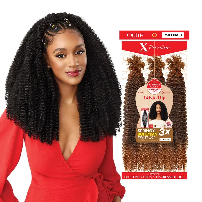 Outre Xpression Twisted Up 3X's Pack Springy Bohemian Twist- 16" 1