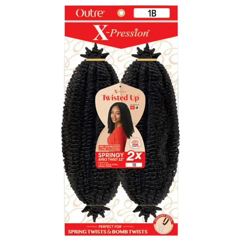 Outre Xpression Twisted Up Springy Afro Twist - 12" 1