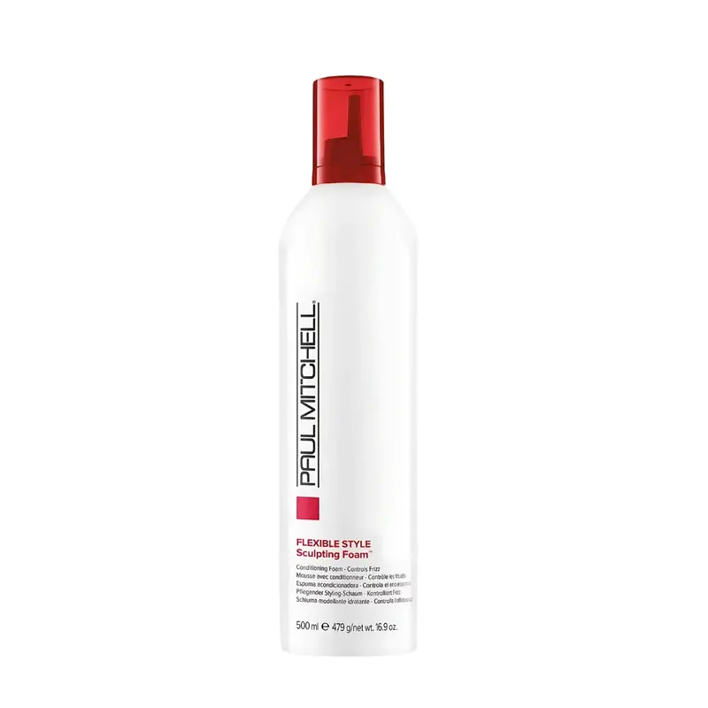 Paul Mitchell Flexible Style Sculpting Foam | Frizz Control Mousse For Curls, Volume & Shine – Choose Size 2