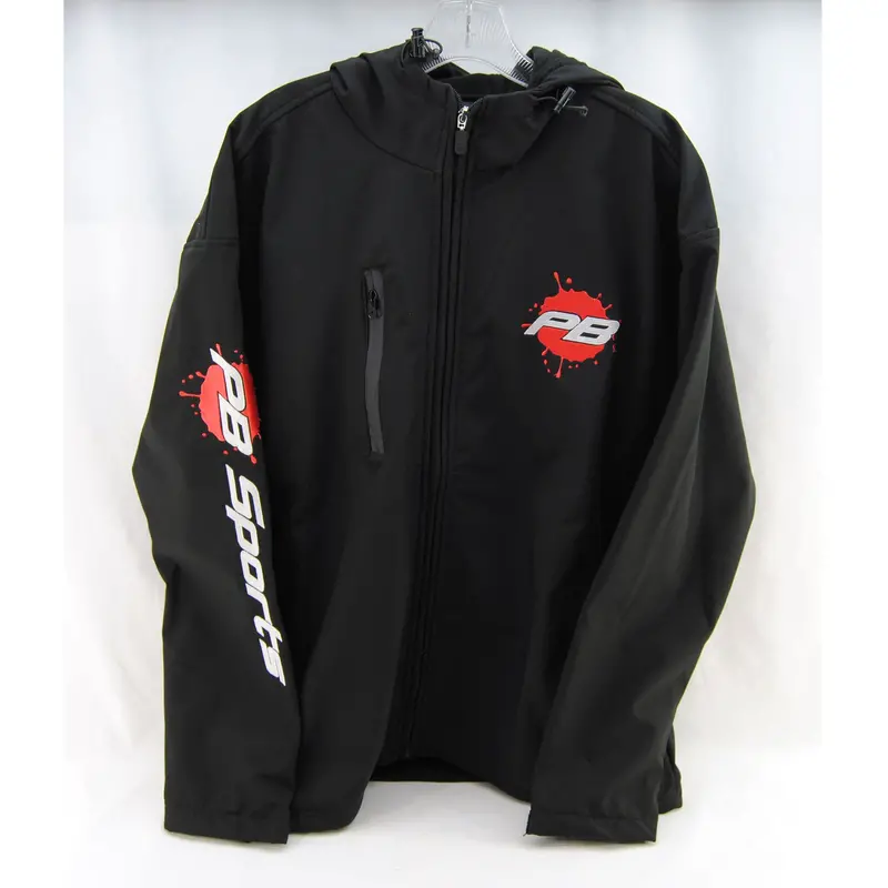 Pb Sports Custom Soft Shell Jacket - Black 1