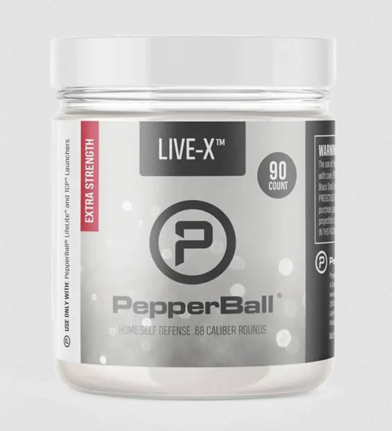 Pepperball Live-X Projectiles - 90 Rounds 1