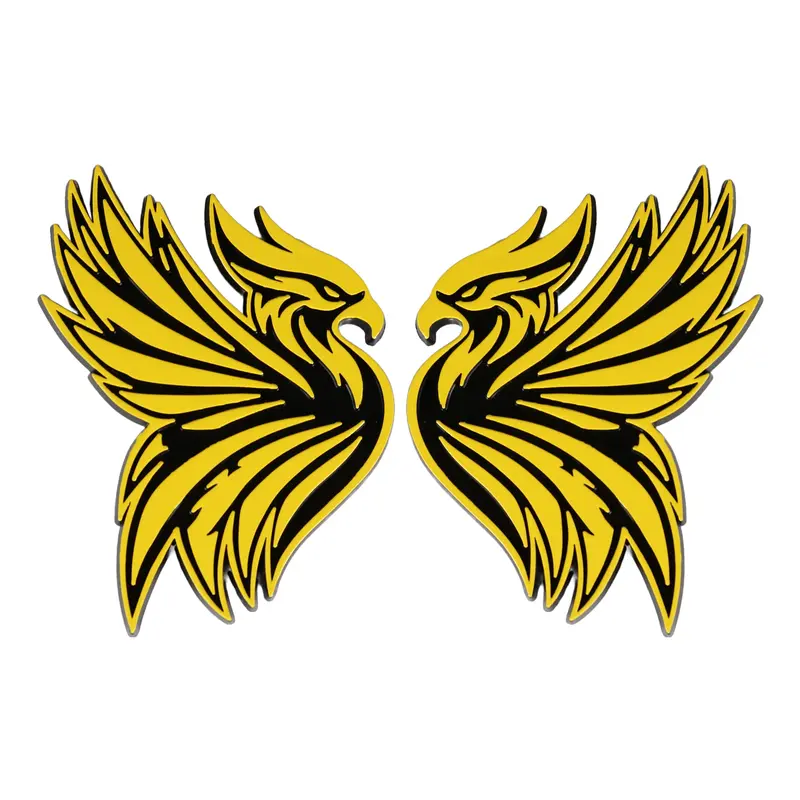 Phoenix Emblem - Left And Right - Yellow 1