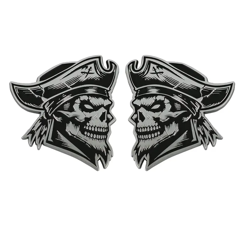 Pirate Left & Right - Chrome / Black 1
