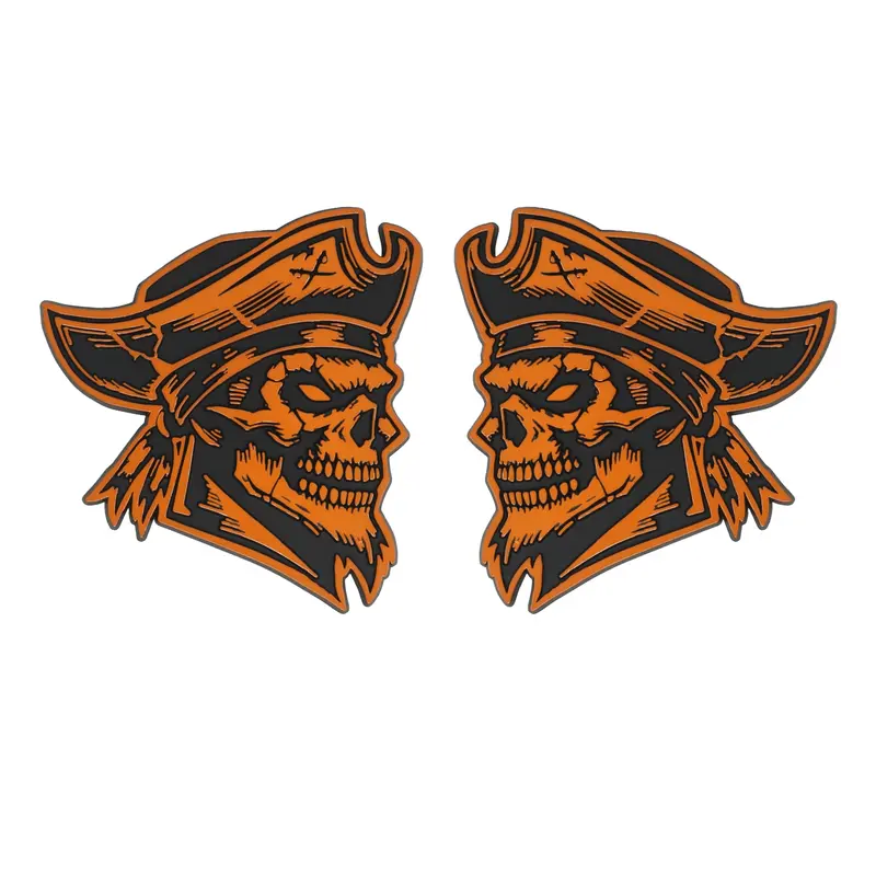 Pirate Left & Right - Orange / Black 1
