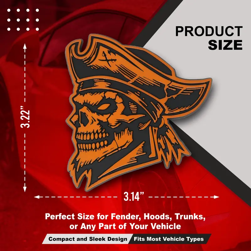 Pirate Left & Right - Orange / Black 2