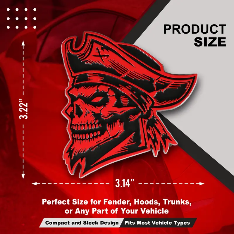 Pirate Left & Right - Red / Black 2