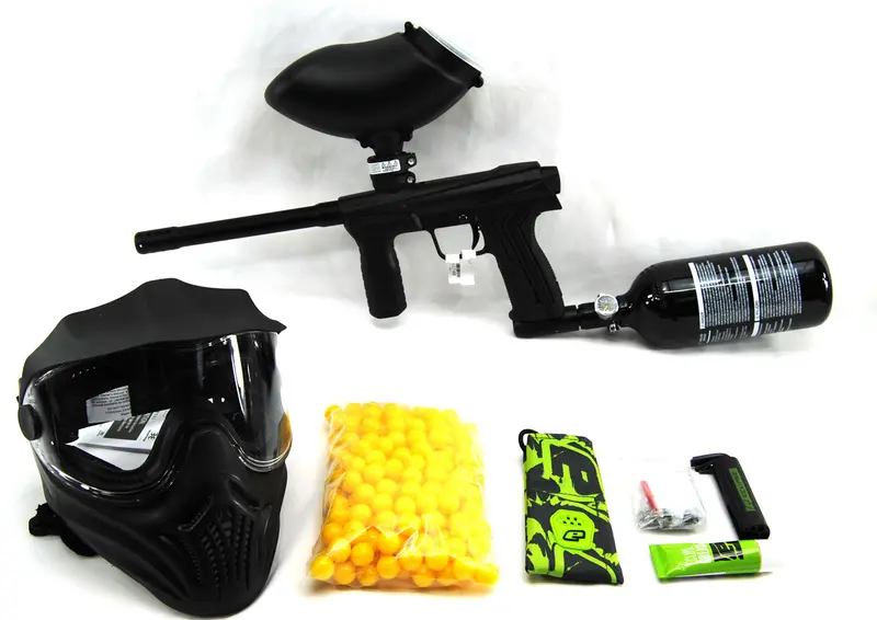 Planet Eclipse Emek 100 Paintball Package 200 Rd Loader Paintballs 48/3000 Tank 1