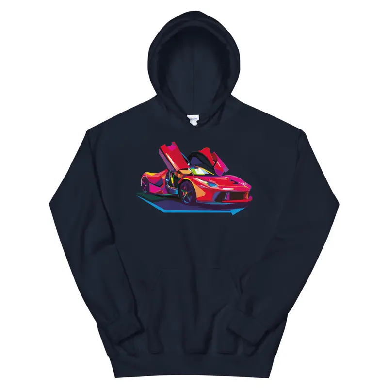 Pop Art Exotic Car - Hoodie 9