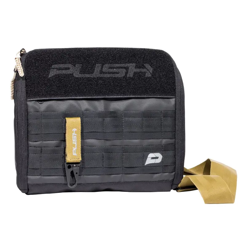 Push Division One Autococker Marker Bag W/ Grey Gun Bag Strap 1